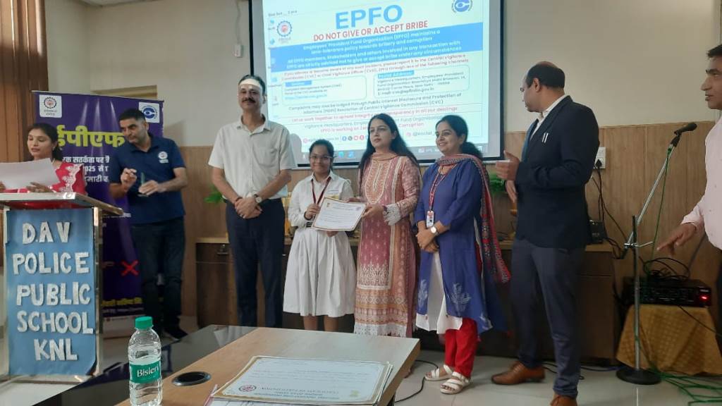 Paridhi of Dayal Singh Public School Wins First Place